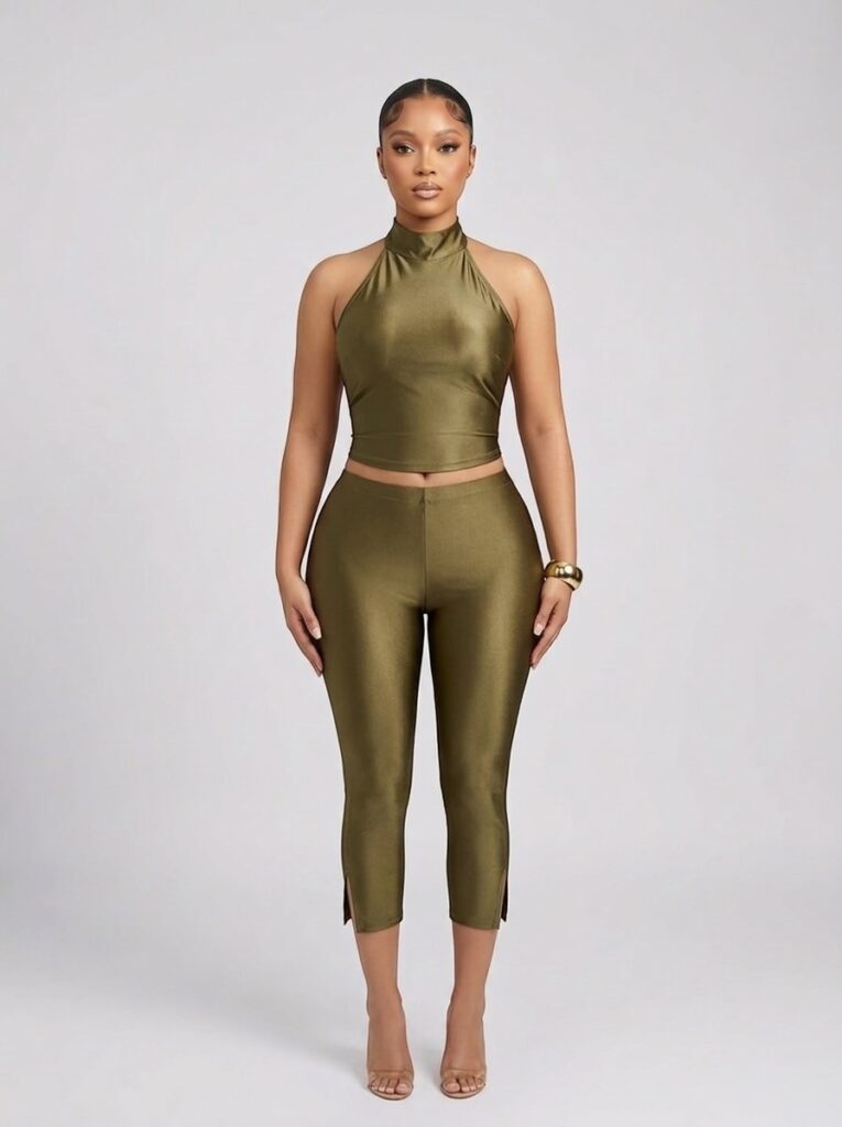 Xo chic chic Motion capri set-premium female boutique in accra