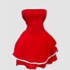 Xo chic red ruby dress-premium female boutique in accra