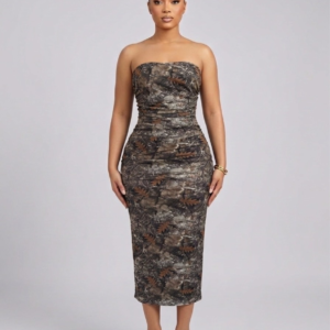 Xo chic dream petal dress-premium boutique in Accra
